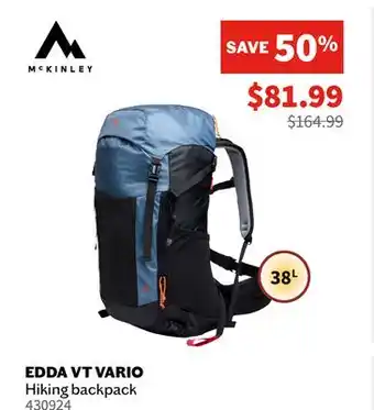 Atmosphere MCKINLEY - Edda VT Vario (38 L) - Hiking backpack offer