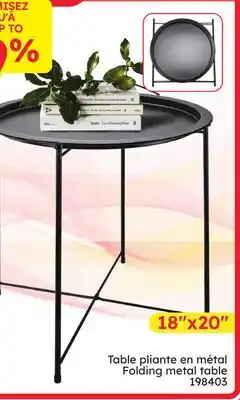 Rossy Folding metal table offer