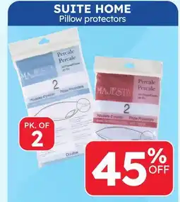 Rossy SUITE HOME Pillow protectors Double offer
