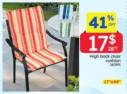 Rossy High back chair cushion offer