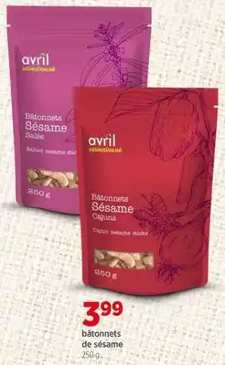 Avril bâtonnets de sésame offer