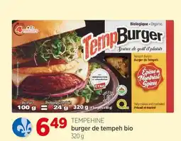 Avril Burger de tempeh bio offer