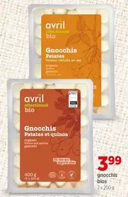 Avril gnocchis bios offer