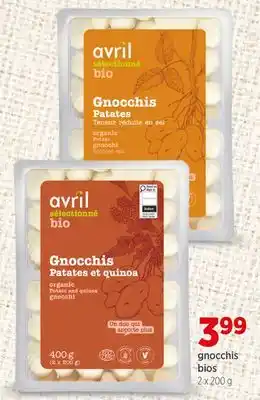 Avril gnocchis bios offer