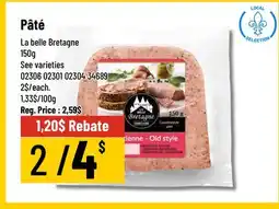 Mayrand Pâté La belle Bretagne 150 g Quebec offer