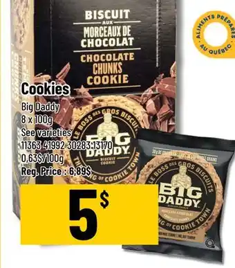 Mayrand Biscuits Big Daddy 8 x 100 g Quebec offer