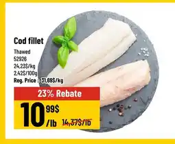 Mayrand Thawed Cod Fillet offer