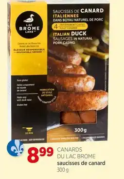 Avril saucisses de canard offer