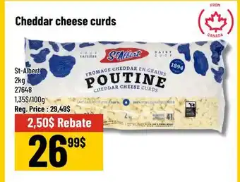 Mayrand St-Albert Cheddar Cheese Curds 2 kg Canada offer