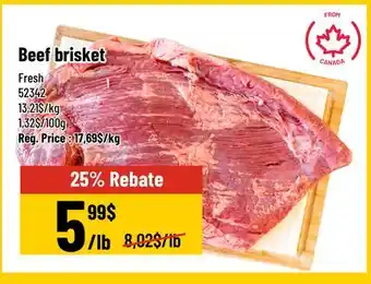 Mayrand Beef Brisket Canada offer