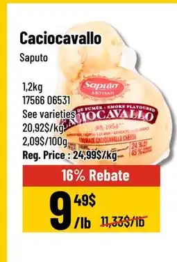 Mayrand Caciocavallo Saputo 1,2 kg Québec offer
