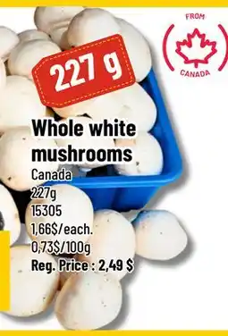 Mayrand White mushrooms 227 g Canada offer