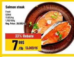 Mayrand Salmon Steak offer