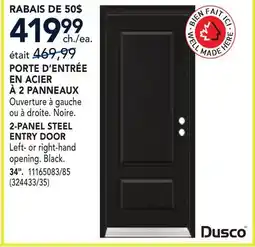 RONA 2-PANEL STEEL ENTRY DOOR 34 offer