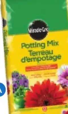 RONA MIRACLE GRO 25-L and 28-L size potting mix offer