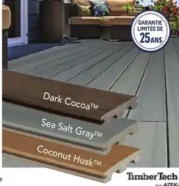 RONA PLANCHE DE TERRASSE EN COMPOSITE PRIME+ 1 X 5-1/2 X 12' offer
