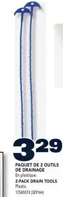 RONA 2-PACK DRAIN TOOLS offer