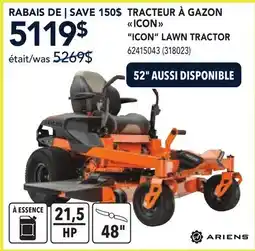 RONA ICON LAWN TRACTOR offer