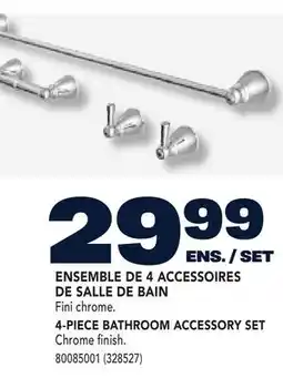 RONA 4-PIECE BATHROOM ACCESSORY SET offer