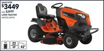RONA HUSQVARNA LAWN TRACTOR offer