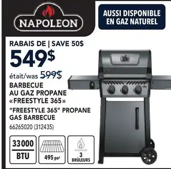 RONA FREESTYLE 365 PROPANE GAS BARBECUE offer