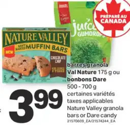 L'Intermarché BARRES GRANOLA, 175 G OU BONBONS, 500 - 700 G offer