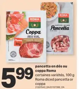 L'Intermarché PANCETTA EN DÉS OU COPPA, 100 G offer