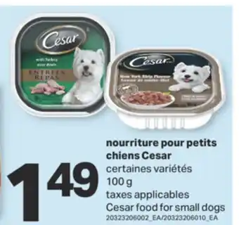 L'Intermarché NOURRITURE POUR PETITS CHIENS, 100 G offer