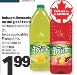L'Intermarché BOISSON, LIMONADE OU THÉ GLACÉ, 2 L offer