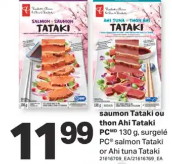 L'Intermarché SAUMON TATAKI OU THON AHI TATAKI, 130 G offer