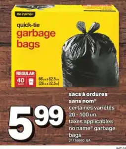 L'Intermarché SACS À ORDURES, 20 - 100 un offer