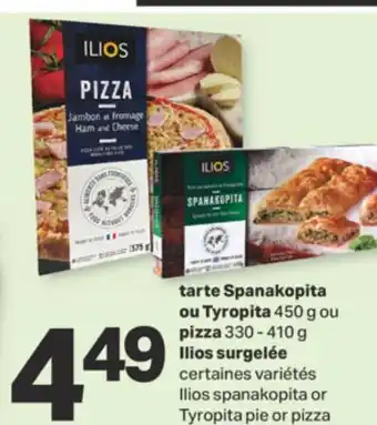 L'Intermarché TARTE SPANAKOPITA OU TYROPITA, 450 G OU PIZZA, 330 - 410 G SURGELÉE offer