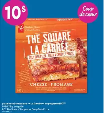 L'Intermarché PIZZA À CROÛTE ÉPAISSE > AU PEPPERONI, 648/678 G offer