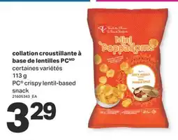 L'Intermarché COLLATION CROUSTILLANTE À BASE DE LENTILLES, 113 g offer