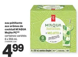 L'Intermarché EAU PÉTILLANTE COCKTAIL M'AQUA MOJITO, 6X 335 ML offer