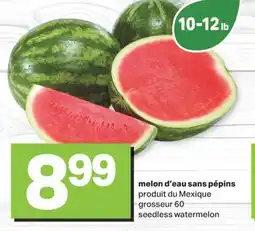 L'Intermarché MELON D'EAU SANS PÉPINS, GROSSEUR 60 offer