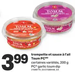 L'Intermarché TREMPETTE ET SAUCE À L'AIL TOUM, 200 g offer
