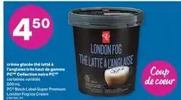 L'Intermarché CRÈME GLACÉE THÉ LATTÉ À L'ANGLAISE TRÈS HAUT DE GAMME PC COLLECTION NOIRE, 500 ML offer
