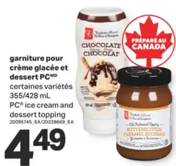 L'Intermarché GARNITURE POUR CRÈME GLACÉE ET DESSERT, 355/428 ML offer