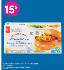 L'Intermarché LES FABULEUX BURGERS DE SAUMON DE L'ATLANTIQUE, 500 G offer