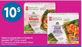 L'Intermarché TILAPIA AU MASALA ÉPICE EN FEUILLE DE BANANIER, 400 G offer