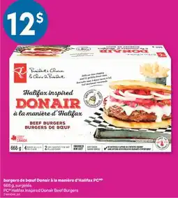 L'Intermarché BURGERS DE BŒUF DONAIR À LA MANIÈRE D'HALIFAX, 668 G offer