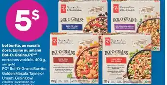 L'Intermarché BOL BURITO, AU MASALA DORÉ, TAJINE OU UMAMI BOL-O-GRAINS, 400 G offer