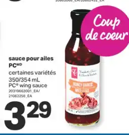 L'Intermarché SAUCE POUR AILES PC, 350/354 ML offer