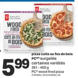 L'Intermarché PIZZA CUITE AU FEU DE BOIS, 351 - 400 G offer