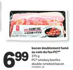L'Intermarché BACON DOUBLEMENT FUMÉ AU COIN DU FEU 375 g offer