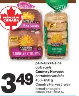 L'Intermarché PAIN AUX RAISINS OU BAGELS, 450 - 650 G offer