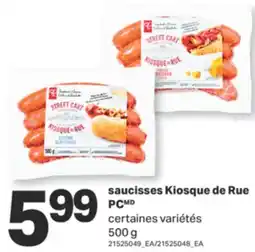 L'Intermarché SAUCISSES KIOSQUE DE RUE, 500 g offer