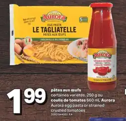L'Intermarché PÂTES AUX ŒUFS CERTAINES VARIÉTÉS, 250 G OU COULIS DE TOMATES, 660 ML offer
