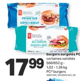 L'Intermarché BURGERS SURGELÉS, 568/852 g - 1,02 - 1,36 kg offer